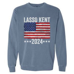 Lasso Kent 24 Funny Sports Garment-Dyed Sweatshirt