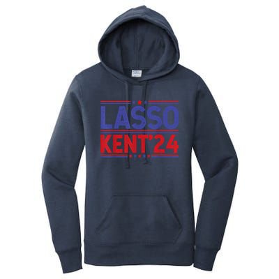 Lasso Kent' 24 Funny Usa Flag Sports 4th of July Election Women's Pullover Hoodie