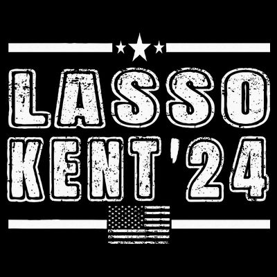 Lasso Kent 24 Funny Usa Flag Sports 4th Of July T-Shirt