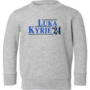 Luka Kyrie 24 For President Kyrie First Name Toddler Sweatshirt