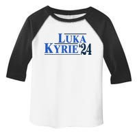 Luka Kyrie 24 For President Kyrie First Name Toddler Fine Jersey T-Shirt