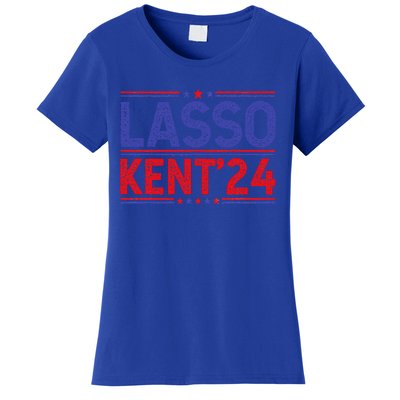 Lasso Kent 24 Funny Usa Flag Sports 4th Of July Election Women's T-Shirt