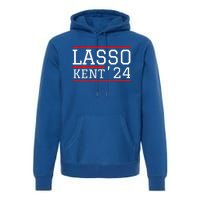 Lasso Kent 2024 Red And Blue American Premium Hoodie