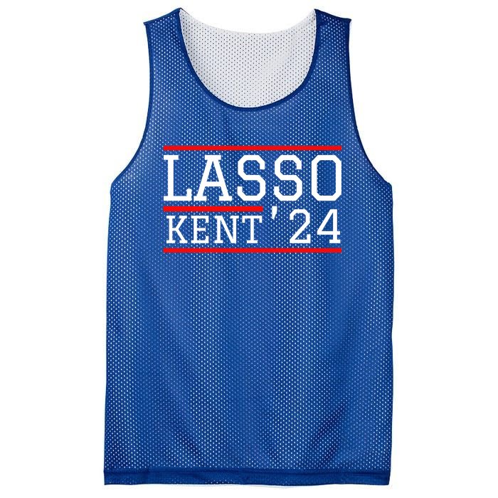 Lasso Kent 2024 Red And Blue American Mesh Reversible Basketball Jersey Tank