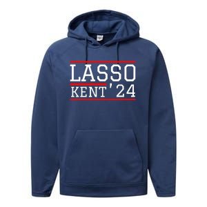 Lasso Kent 2024 Red And Blue American Performance Fleece Hoodie