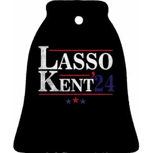 Lasso Kent 24 Funny Sports Design Ceramic Bell Ornament