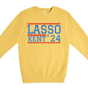 Lasso Kent 2024 Red And Blue American Premium Crewneck Sweatshirt