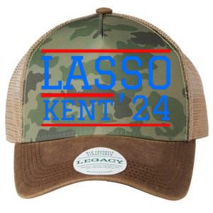 Lasso Kent 2024 Red And Blue American Legacy Tie Dye Trucker Hat