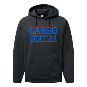 Lasso Kent 2024 Red And Blue American Performance Fleece Hoodie