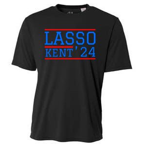 Lasso Kent 2024 Red And Blue American Cooling Performance Crew T-Shirt