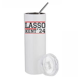 Lasso Kent 2024 Red And Blue American Stainless Steel Tumbler