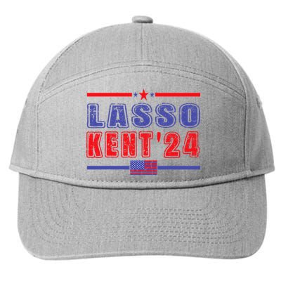 Lasso Kent 24 Funny Usa Flag Sports 4th Of July 7-Panel Snapback Hat