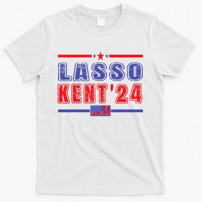Lasso Kent 24 Funny Usa Flag Sports 4th Of July T-Shirt