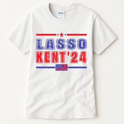 Lasso Kent 24 Funny Usa Flag Sports 4th Of July Tall T-Shirt