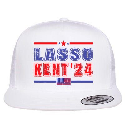 Lasso Kent 24 Funny Usa Flag Sports 4th Of July Flatbill Hat