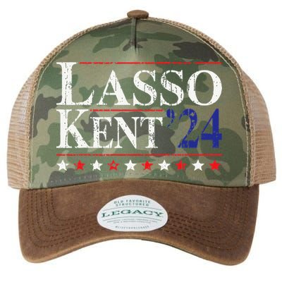 Lasso Kent 24 Funny Sports Legacy Tie Dye Trucker Hat