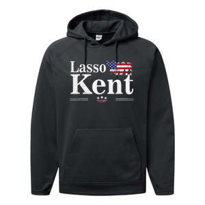 Lasso Kent 24 Funny Sports Performance Fleece Hoodie