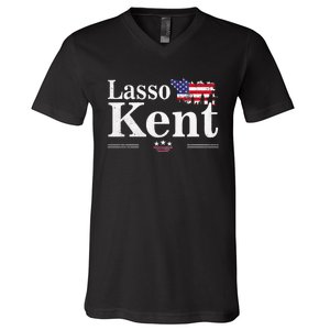 Lasso Kent 24 Funny Sports V-Neck T-Shirt