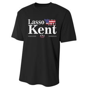 Lasso Kent 24 Funny Sports Performance Sprint T-Shirt