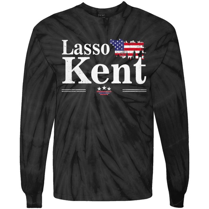 Lasso Kent 24 Funny Sports Tie-Dye Long Sleeve Shirt