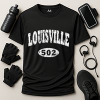 Louisville Kentucky Area Code 502 Cooling Performance Crew T-Shirt