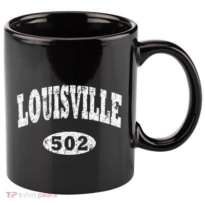 Louisville Kentucky Area Code 502 11oz C Handle Ceramic Mug