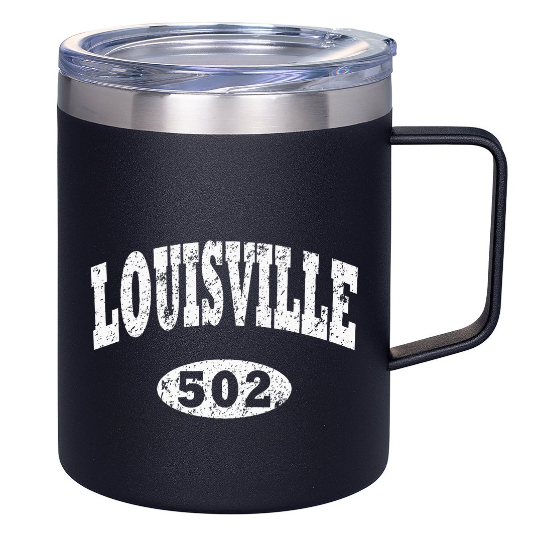 Louisville Kentucky Area Code 502 12oz Stainless Steel Coffee Mug