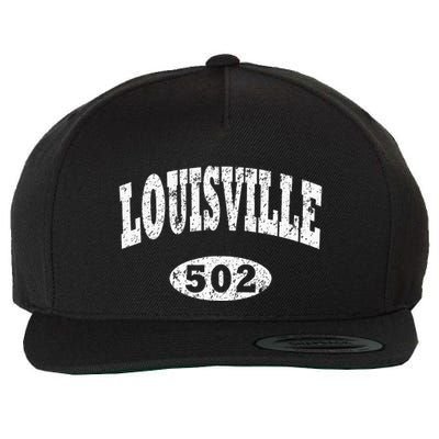 Louisville Kentucky Area Code 502 Wool Snapback Cap