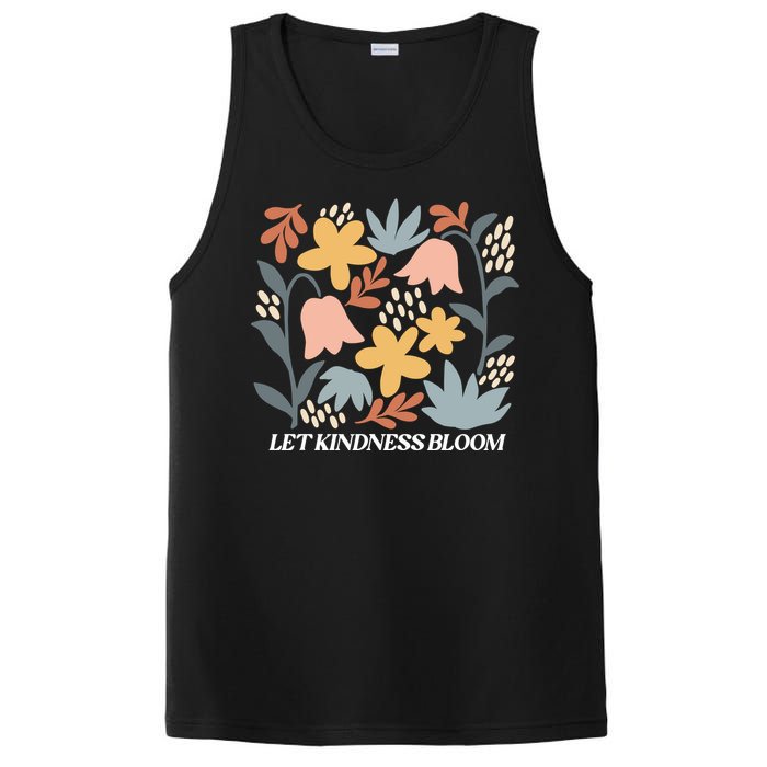 Let Kindness Bloom Floral Flower PosiCharge Competitor Tank