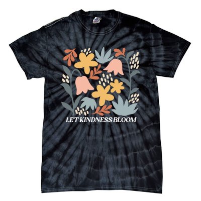 Let Kindness Bloom Floral Flower Tie-Dye T-Shirt