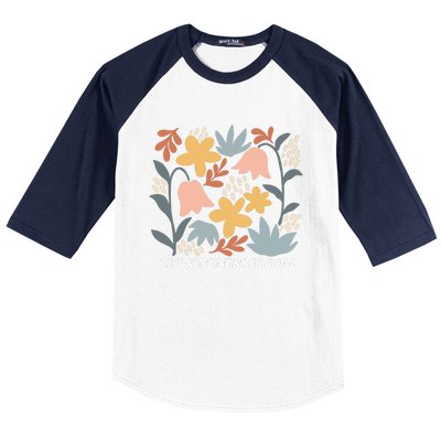 Let Kindness Bloom Floral Flower Baseball Sleeve Shirt