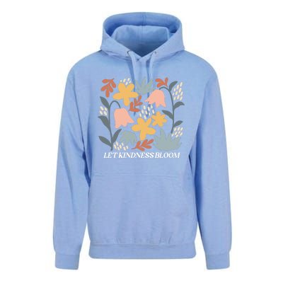 Let Kindness Bloom Floral Flower Unisex Surf Hoodie