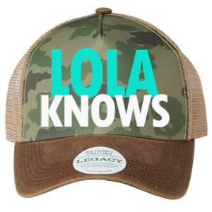 Lola Knows Best Grandma Ever Filipino Nanay Gma Mom Funny Gift Legacy Tie Dye Trucker Hat