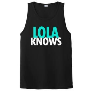 Lola Knows Best Grandma Ever Filipino Nanay Gma Mom Funny Gift PosiCharge Competitor Tank