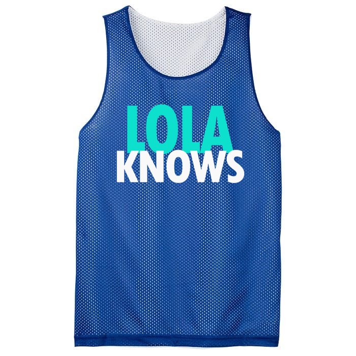 Lola Knows Best Grandma Ever Filipino Nanay Gma Mom Funny Gift Mesh Reversible Basketball Jersey Tank