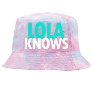 Lola Knows Best Grandma Ever Filipino Nanay Gma Mom Funny Gift Tie-Dyed Bucket Hat