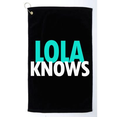 Lola Knows Best Grandma Ever Filipino Nanay Gma Mom Meaningful Gift Golf Towel