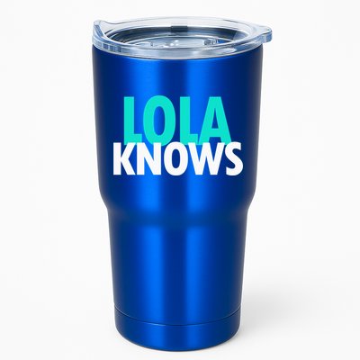 Lola Knows Best Grandma Ever Filipino Nanay Gma Mom Meaningful Gift Tumbler