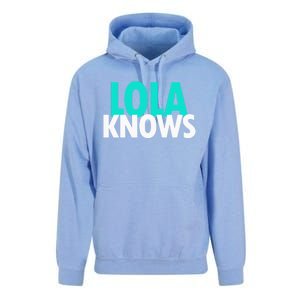 Lola Knows Best Grandma Ever Filipino Nanay Gma Mom Meaningful Gift Unisex Surf Hoodie