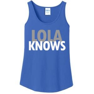 Lola Knows Best Grandma Ever Filipino Nanay Gma Mom Meaningful Gift Ladies Essential Tank