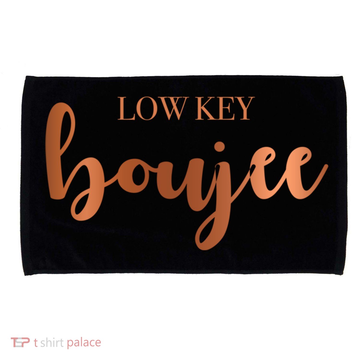 Low Key Boujee Babe Gift Microfiber Hand Towel