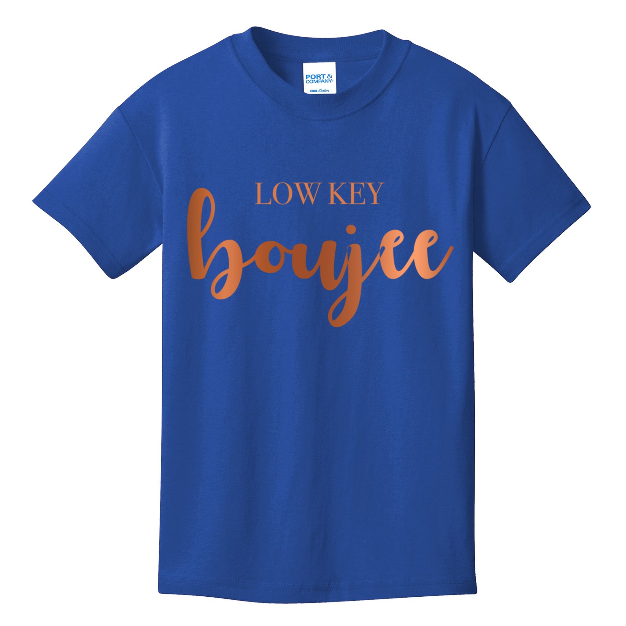 Low Key Boujee Babe Gift Kids T-Shirt