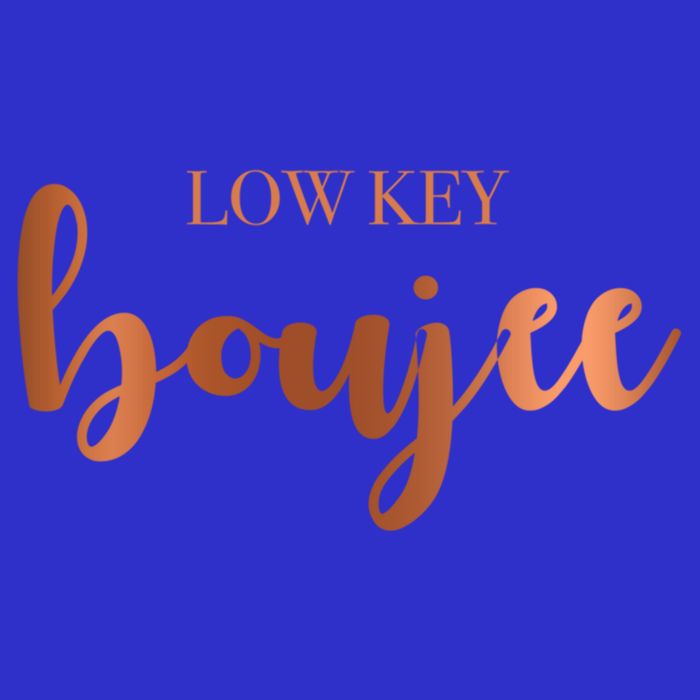 Low Key Boujee Babe Gift Kids T-Shirt