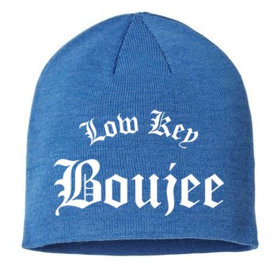 Low Key Boujee Gift Sustainable Beanie