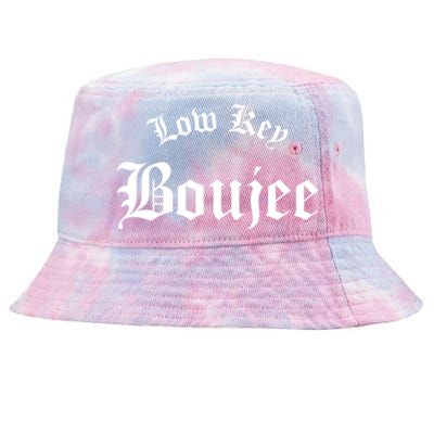 Low Key Boujee Gift Tie-Dyed Bucket Hat