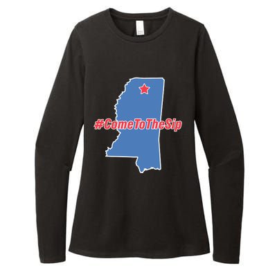 Come To The Sip Womens CVC Long Sleeve Shirt