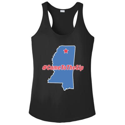 Come To The Sip Ladies PosiCharge Competitor Racerback Tank