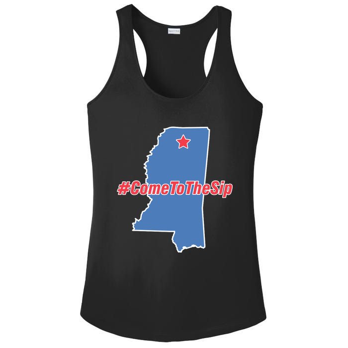 Come To The Sip Ladies PosiCharge Competitor Racerback Tank