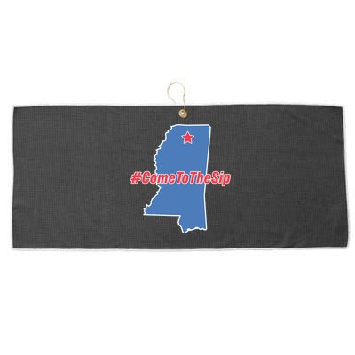 Come To The Sip Large Microfiber Waffle Golf Towel