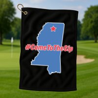 Come To The Sip Golf Towel